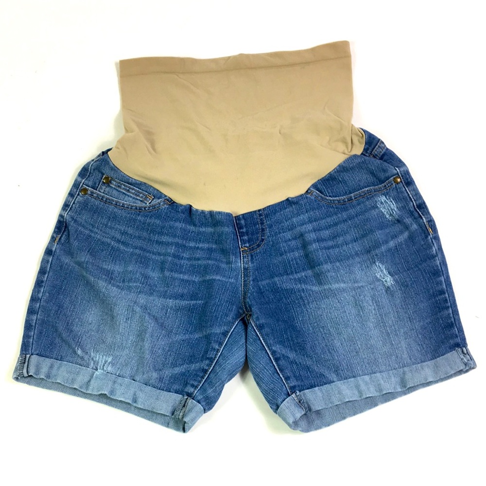 Shorts‎ denim Look At Me Maternity Size S Blue